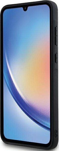 Kapak mbrojtës Karl Lagerfeld KLHCSA35GCNPSG për Samsung Galaxy A35 A356, hardcase me glitter, argjend