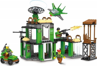 Set ndërtime Blocki MyArmy Military Base KB0912, 251 copa, mbi 6 vjeç, me ngjyra