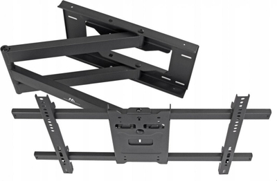 Mbajtëse muri për TV Maclean MC-985, VESA 600x400, 37-70", 45kg, e zezë
