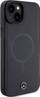 Këllëf telefoni Mercedes MEHMP15S23RCMK, për iPhone 15 6.1", lëkurë e butë, MagSafe, i zi