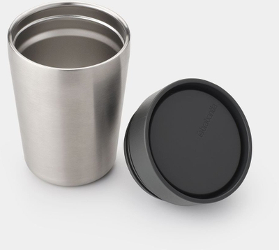 Gotë termusi Brabantia Make &amp; Take, 0.36L, çelik inox, gri