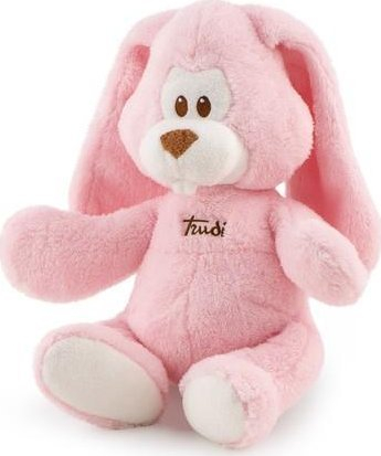 Lodër pellushi Trudi Rabbit Pink Cremino, lepurush, 21 x 35 cm, rozë