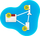 Wi-Fi повторувач AVM FRITZ!Repeater 3000 AX, три-бенд, Wi-Fi 6, бел