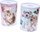 Kumbare metalike cilindrike Cat Toys, 12x16 cm, dizajn mace, rozë