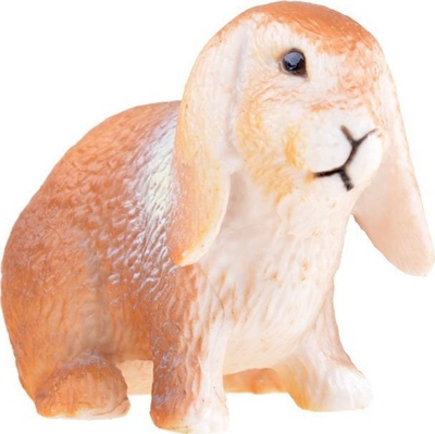 Figurë lodër lepur Bunny ZA3383, 4.5cm, plastik, shumëngjyrësh
