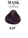 Bojë flokësh Davines Mask Vibrachrom 6.22, krem, 100 ml