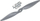 Helikë për lodra RC APC Propellers, 10 x 5 cm, e hirtë