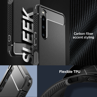 Mbrojtëse Spigen Rugged Armor për Sony Xperia 10 V, e zezë