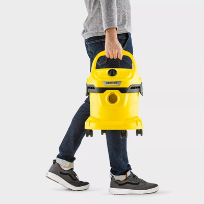 Fshesë me korrent Karcher WD 2 Plus V-12/4/18, 1000W, depozitë 12L, e verdhë