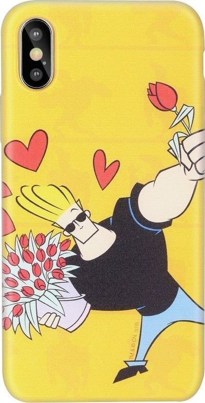 Mbështjellës silikoni për telefon Cartoon Network Johnny Bravo për Apple iPhone XR, transparent