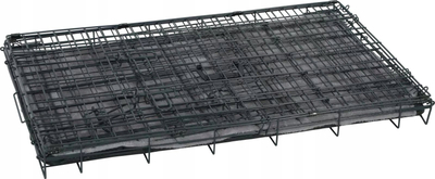 Kafaz transporti për qen Zolux NOMAD 2n1 L, 91x60x66cm, me dyshek, gri