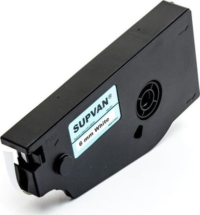 Shirit etiketimi SUPVAN TP-L06EW, 6mm, 16m, i bardhë
