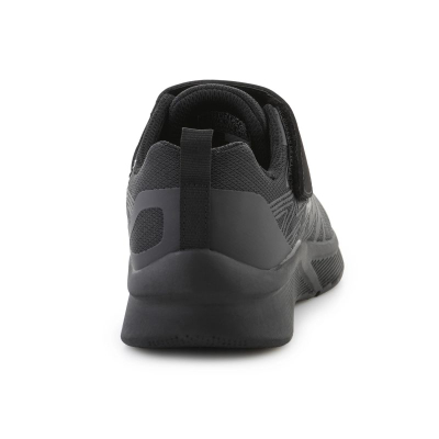 Këpucë sportive Skechers Microspec Texlor Jr 403770L, rrjetë që merr frymë, mbyllje me ngjitëse, të zeza
