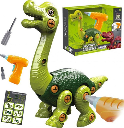 Lodër me ndërtime dinosauri Woopie, 31 copa, për kalamaj nga 3 vjeç e lart