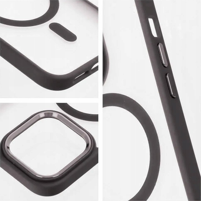 Kapak telefoni Matte Mag për iPhone 15 Pro Max, i shtatet MagSafe, ngjyrë titan