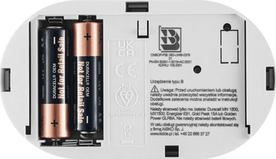 Detektor monoksidi karboni Kidde K5DCO, ekran LCD, jetëgjatësi 10 vite