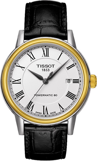 Orë për meshkuj Tissot T-Classic Carson, e zezë