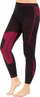 Leggins për femra Brubeck LE13260 DRY, pa qepje, sportiv, zi fuchsia, XL
