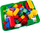 Set kockash plastike Chest With Blocks, 182 pjesë, me kuti ruajtëse