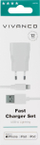 Kabllo karikimi Vivanco USB 2.0 Lightning, 1.2 m, e bardhë