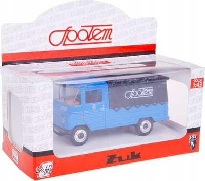 Maket metalik FSC Żuk Społem 1:43, Die Cast, blu