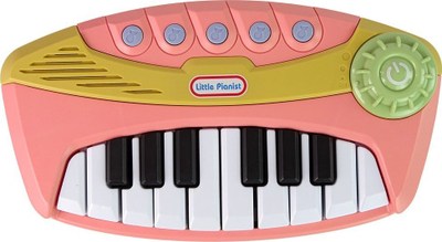 Keyboard lodër për kalamaj Little Pianist, 16 taste, me melodi gati, rozë