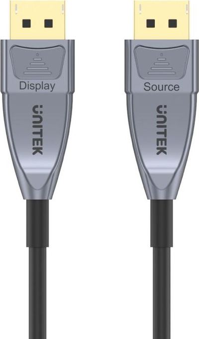 Kabllo Unitek DisplayPort DisplayPort C1618GY, 20m, 8K, gri