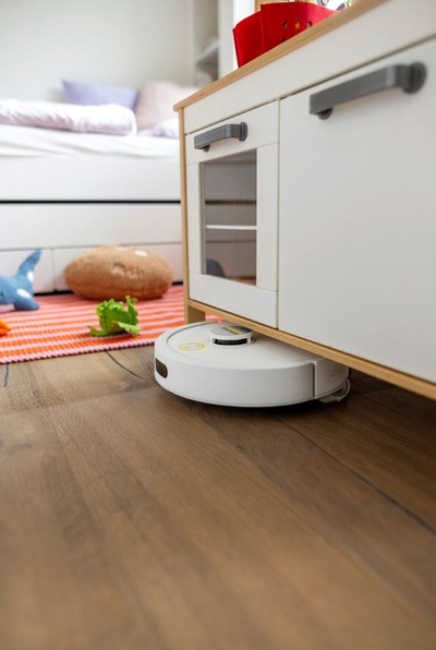 Robot fshesë me korrent Kärcher RCV 3 Comfort, 15000Pa, LiDAR, stacion vetëzbrazës, i bardhë
