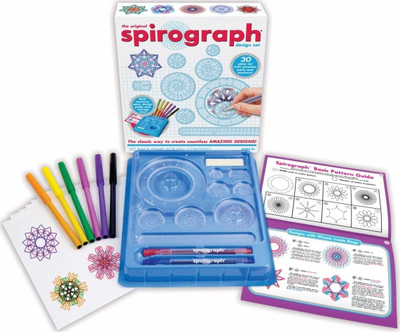 Set vizatimi Spirograph Design Set SP101, 30 pjesë, me ngjyra të ndryshme