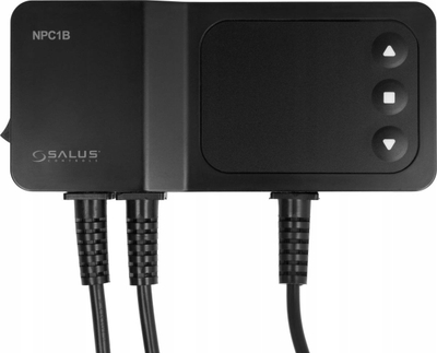 Kontrollor pompe ngrohjeje Salus NPC1B, sensor temperature, montim në mur, i zi