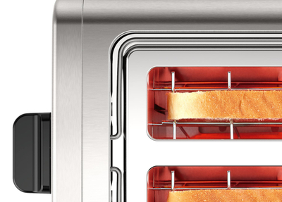 Toaster Bosch TAT3P420, 2 feta, inox, gri