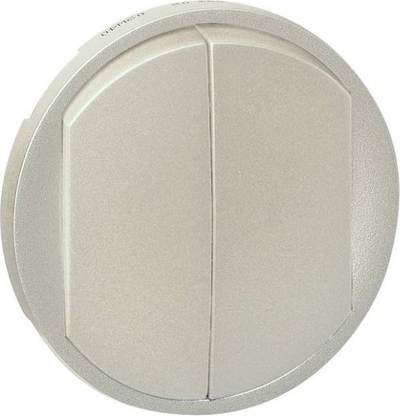 Kapak çelësi dopio Legrand Celiane 068302, i rrumbullakët, titanium