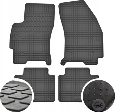 Tapeta gome për dysheme veture Ford Mondeo MK3 2000-2007, set 4 copë, të zeza