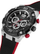 Orë dore për meshkuj Guess Navigator GW0264G1, e zezë/kuqe