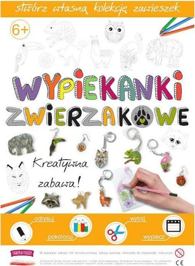 Set krijues Fun Factory Animal Baking, për bizhuteri dhe zbukurime, multikolor