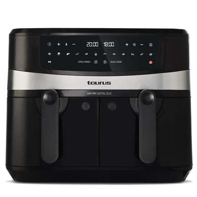 Fritezë me ajër Taurus Digital Duo AF2600D, 2x4.5L, 2600W, e zezë