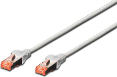 Kabllo Digitus S/FTP, kat.6, RJ-45 - RJ-45, 0.25m, e hirtë
