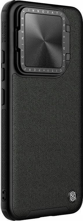 Mbrojtëse telefoni Nillkin Camshield Prop Leather Xiaomi 14 Pro, me magnet, kapak kamere, e zezë
