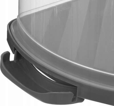 Kuti për tortë FIVE Simply Smart, 36cm, plastike, gri