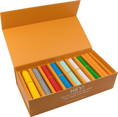Set plastikash 3Doodler EDU Start Learning Pack, 1200 shirita, shumëngjyrësh