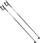 Shkop hiking Leki POLES CROSS, 125cm, bardh e zi