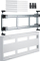 Bllok modular Hager Univers N UD23B1, 72 module, 300 x 750mm, i bardhë