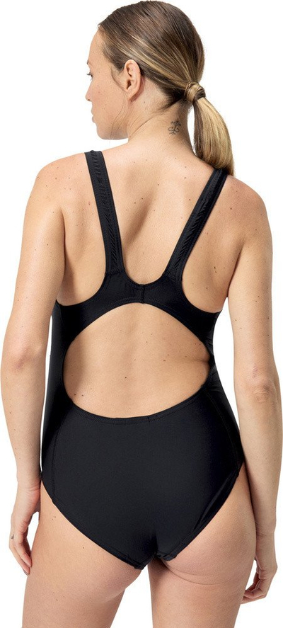Kostum banje njëpjesësh për shtatzëna Speedo ECO Maternity, për not fitnes, i zi