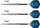 Shigjeta darts Harrows Assassin, 80% tungsten, steeltip, shumëngjyrëshe