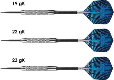 Shigjeta darts Harrows Assassin, 80% tungsten, steeltip, shumëngjyrëshe