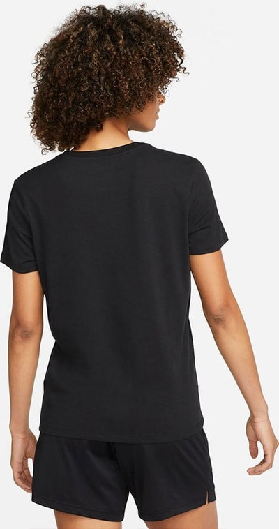 Bluzë sportive Nike DF Swoosh W FD2884-010, për femra, tharje e shpejtë, e zezë