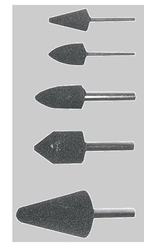 Set gurë bluarës të montuar Top Tools 60H005, 5 copë, për mjet rrotullues