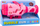 Pistolë flluskash elektrike Large Bubble Gun, 64 vrima, LED, e rozë
