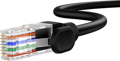 Kabllo rrjeti Baseus Ethernet CAT5, 8m, 1000Mbps, e zezë