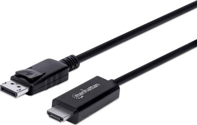 Kabllo Manhattan DisplayPort në HDMI, 1.8m, i zi